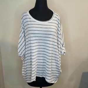 Andree by Unit Striped Dolman Oversized Sweater Size Small